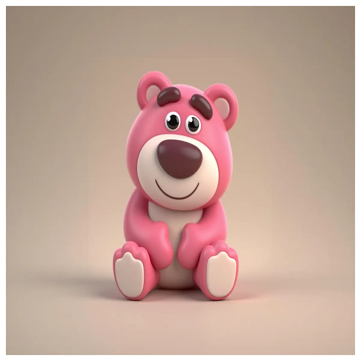 Strawberry Bear Figurine Movie Merchandise ing Toys for Kids Cute Sitting Pose Model Anime Collectible