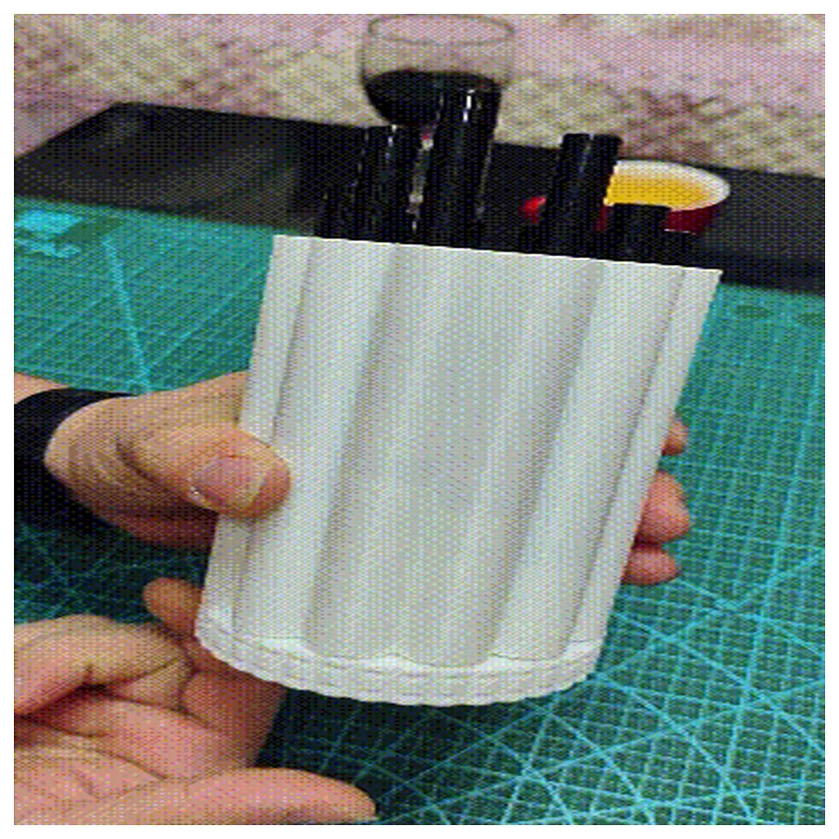 Pen Holder Ink Case Drawing Storage Stand Desk Portable Office Learning Accessories Pen Holder Support