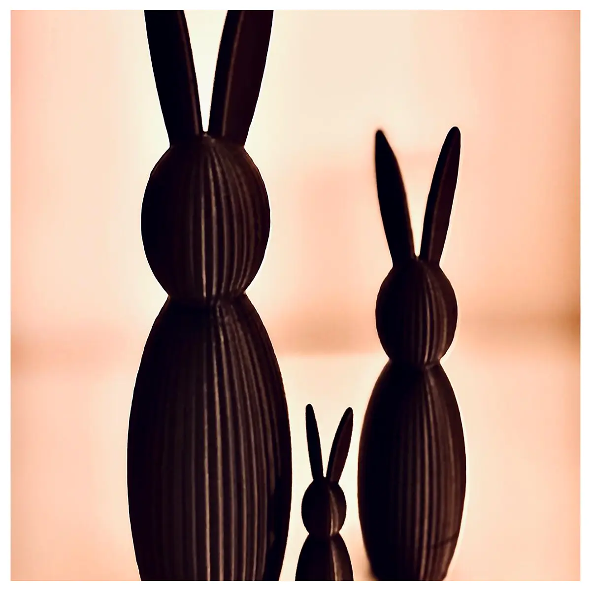 minimalist rabbit decor cute bunny figurine desk ornament modern home decoration white ceramic animal statue