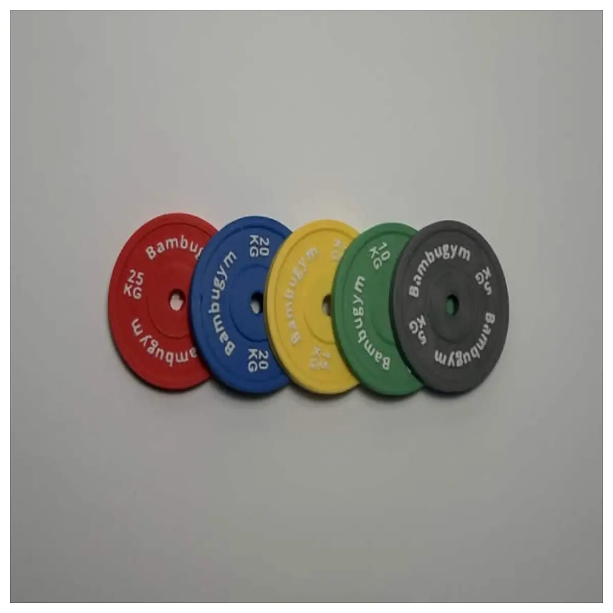 rubber bumper plates for home gym olympic weightlifting 45lb 10kg iron plate sets