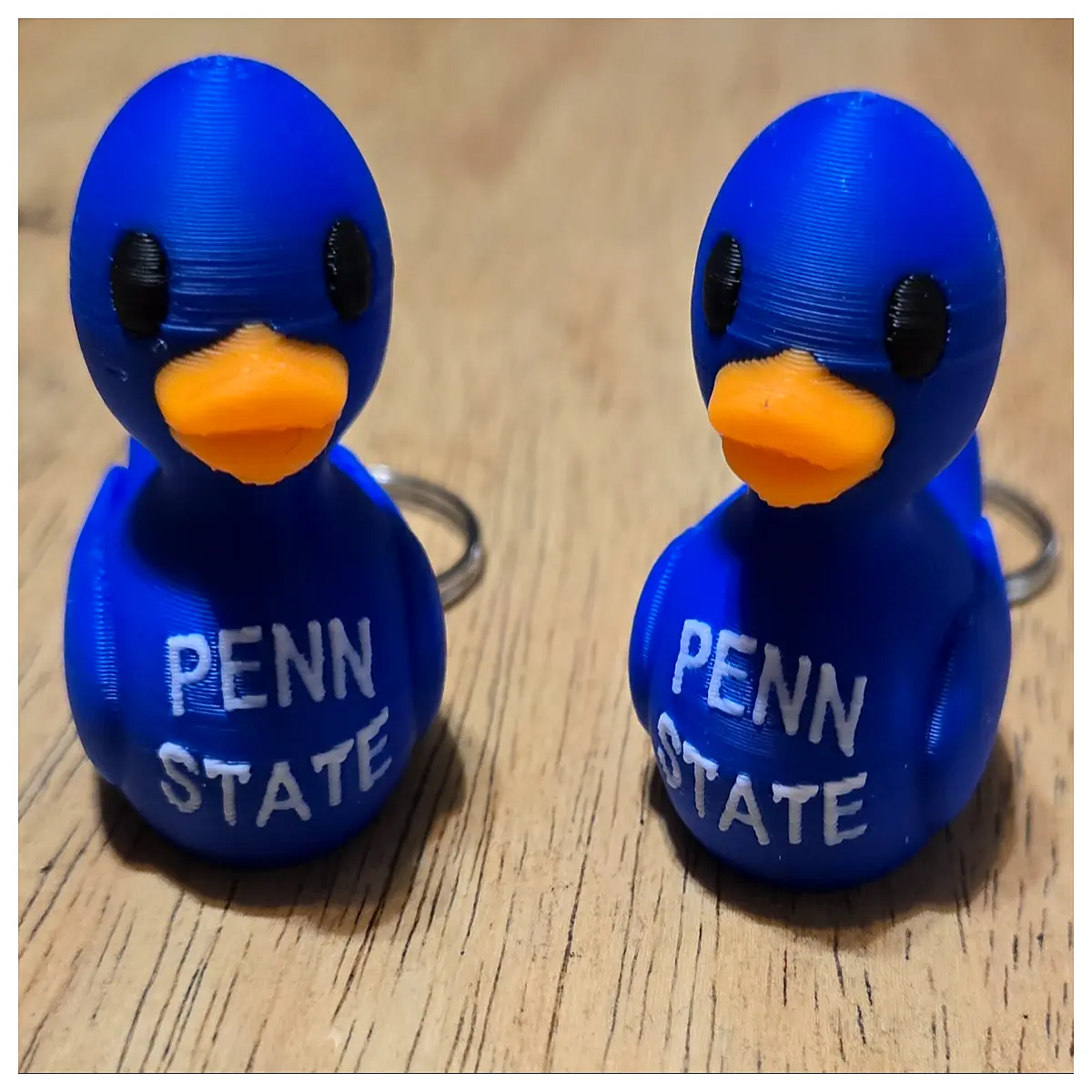 State University Duck Keychain Memorial University Merchandise Duck Figurine Ornament Alumni Gift Student Gift