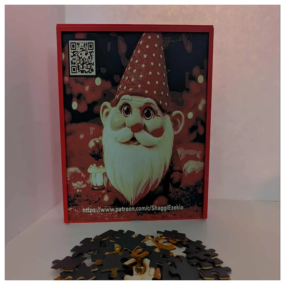 49 Piece Gnome Lantern Puzzle Toy Kids Brain Teaser Building Blocks Puzzle Set Early Education