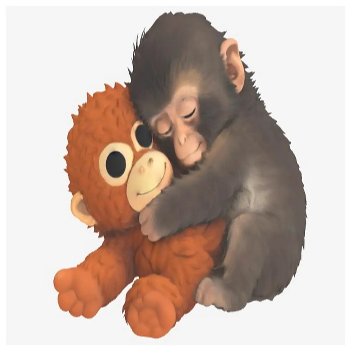 cute monkey punching toy for kids interactive animal stress ball funny cartoon character action figure playful primate toddlers