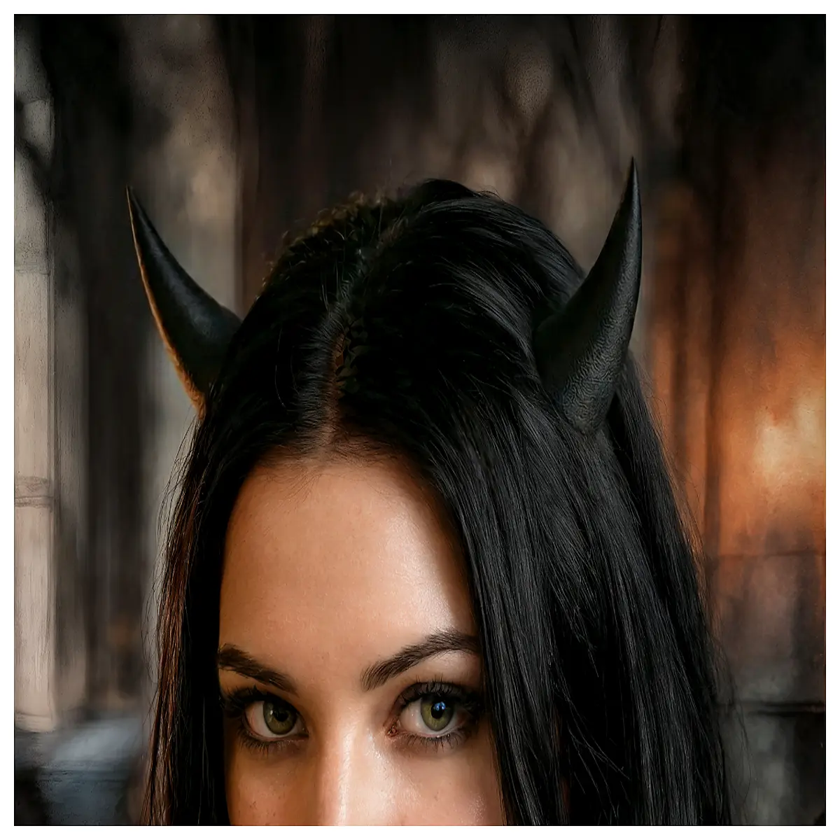 cute devil horn headband for party cosplay costume accessories kids girls fancy dress
