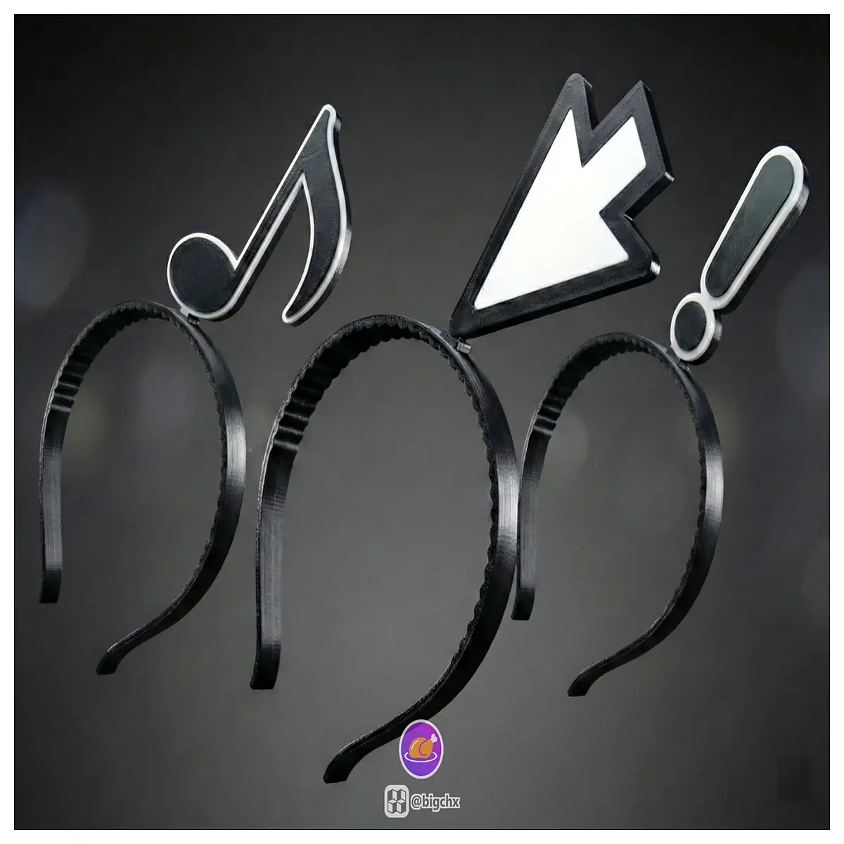 Manga Arrow Hairband Arrow Exclamation Point Music Note Creative Hair Accessory Girls Anime Decoration