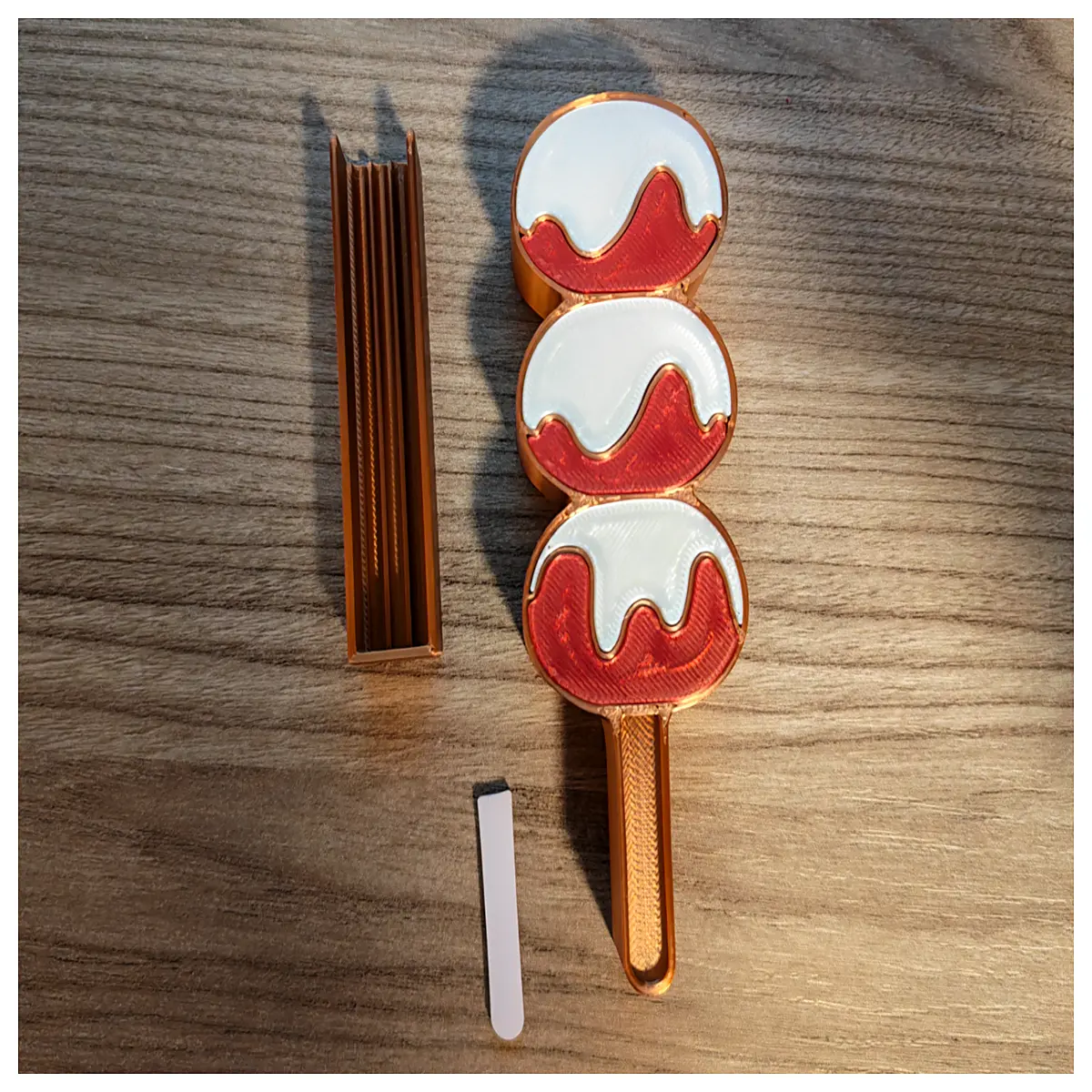 Red Bean Scoop 3 Piece Set Tanghulu Tool Sweet Treat Spoon Ice Cream Ball Making Fun Kids Toy
