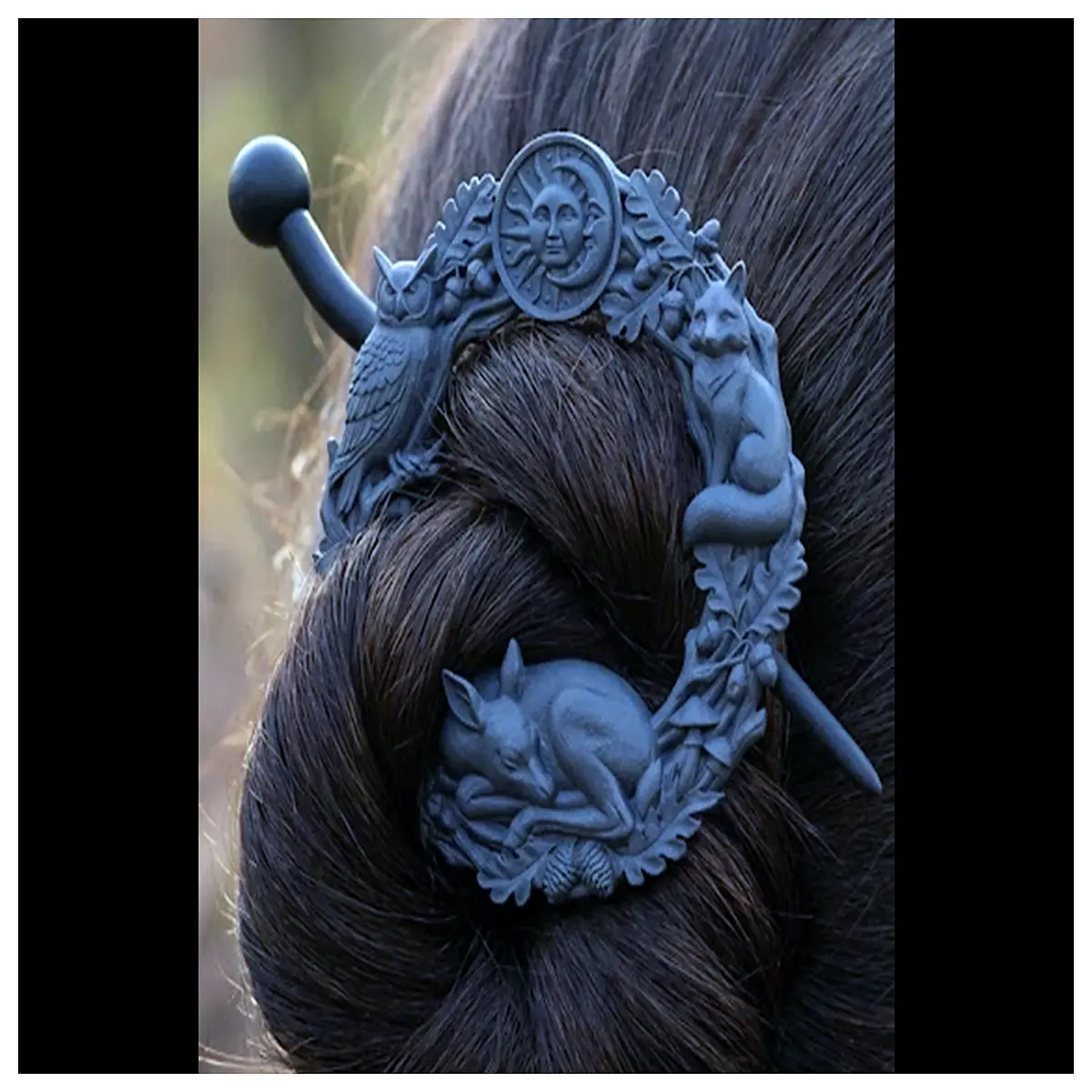 Hair Brooch Decorative Hair Accessories Elegant Hair Pin Wedding Makeup Glamorous Hair Ornament HairBrooch004