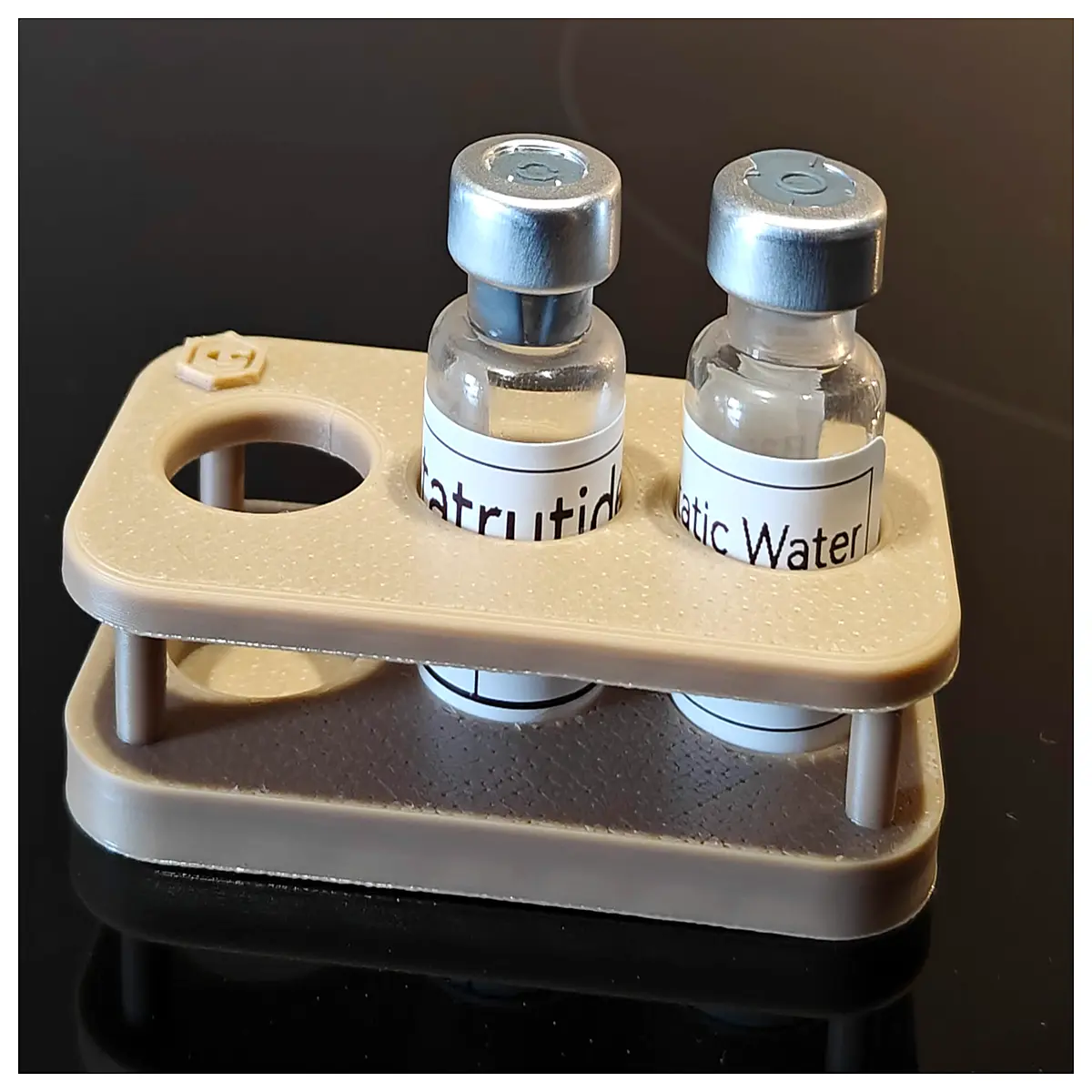 Small Bottle Holder Stand Accessories Ideal for Medicine Storage Desk Organizer Mini Stand Bottle Support Pharmacy Solutions