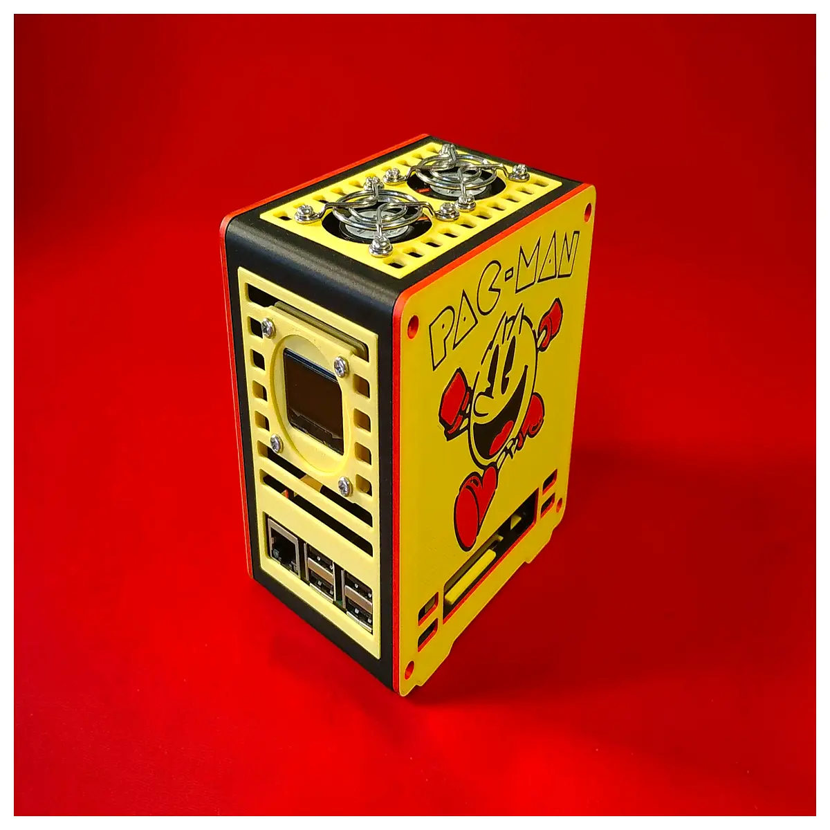 Pac Man Theme Raspberry Pi Case Game Raspberry Pi DIY Smart Home Mini Computer Case Raspberry Pi Accessories