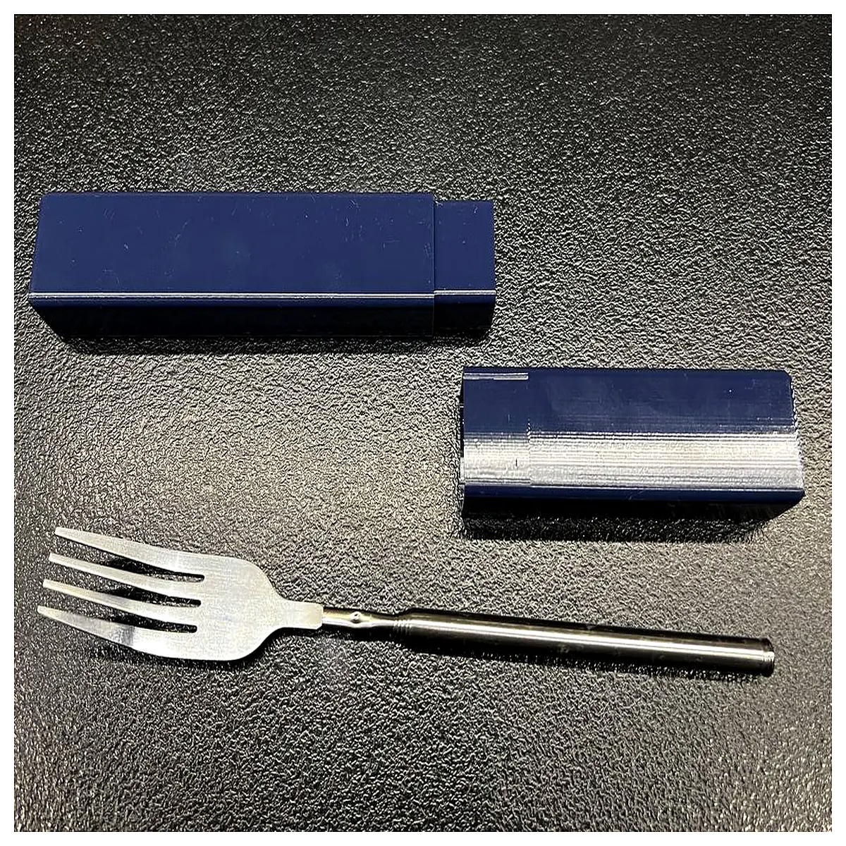 BBQ Travel Collapsible Fork Organizer Box Outdoor Picnic Utensil Storage Portable Fork Container Grill Accessories