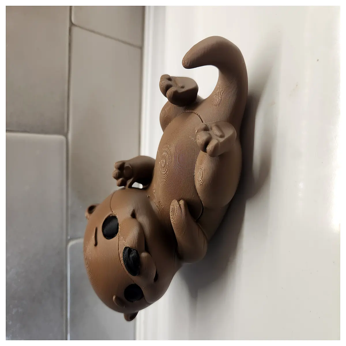 cute otter plushie toy for kids soft stuffed animal gift baby shower present nursery decor