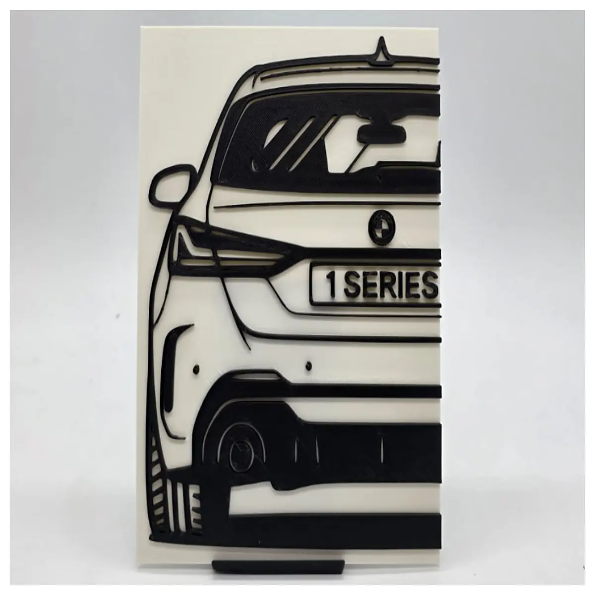 1 Series 2021 Interior Trim 2D Wall Art Car Decoration Dashboard Personalization Wall Decor Accessories
