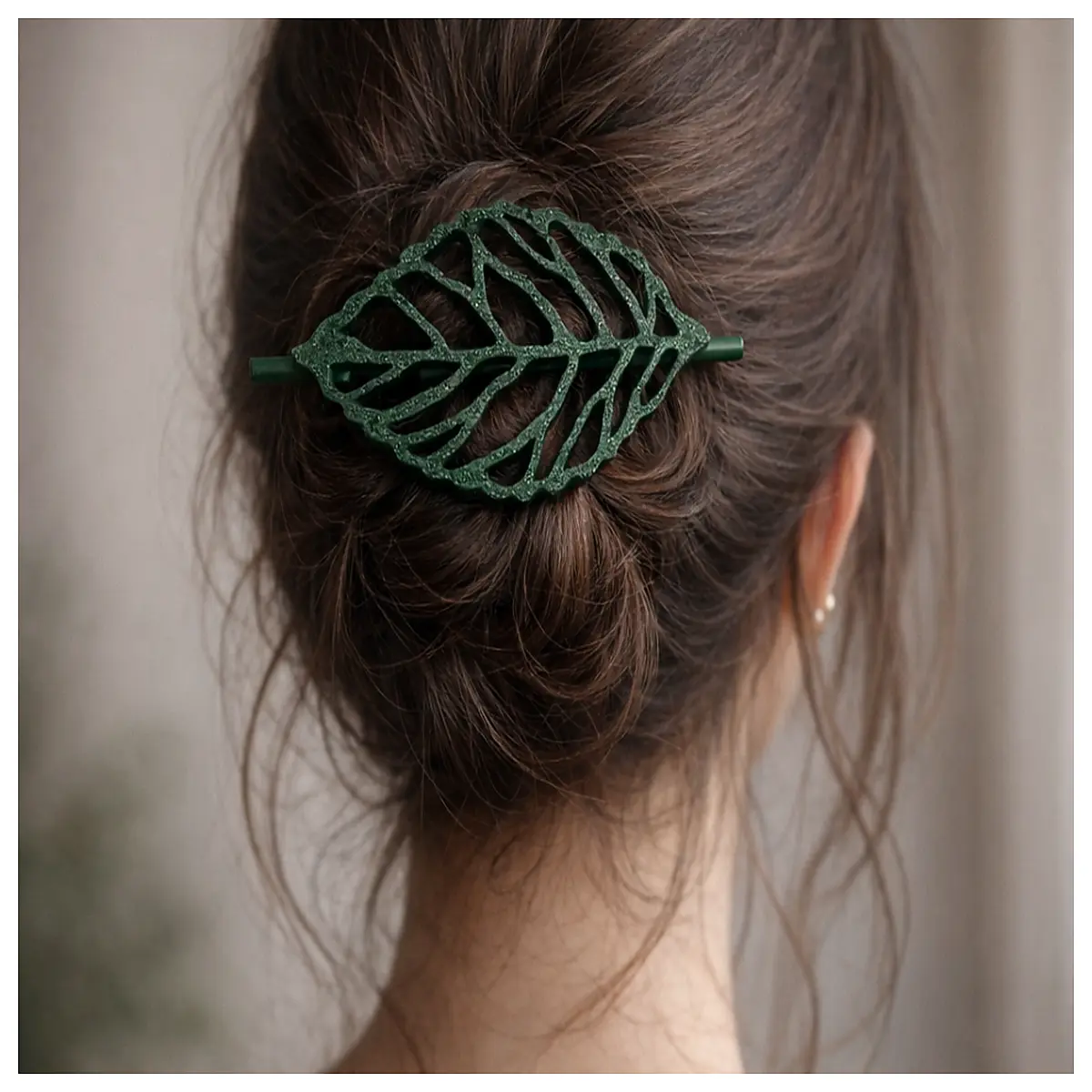 Elegant Leaf Hair Clip Women s Hair Accessory Artificial Leaf Clips Graceful Hair Pins Wedding Party Accessories Delicate Hair Clip
