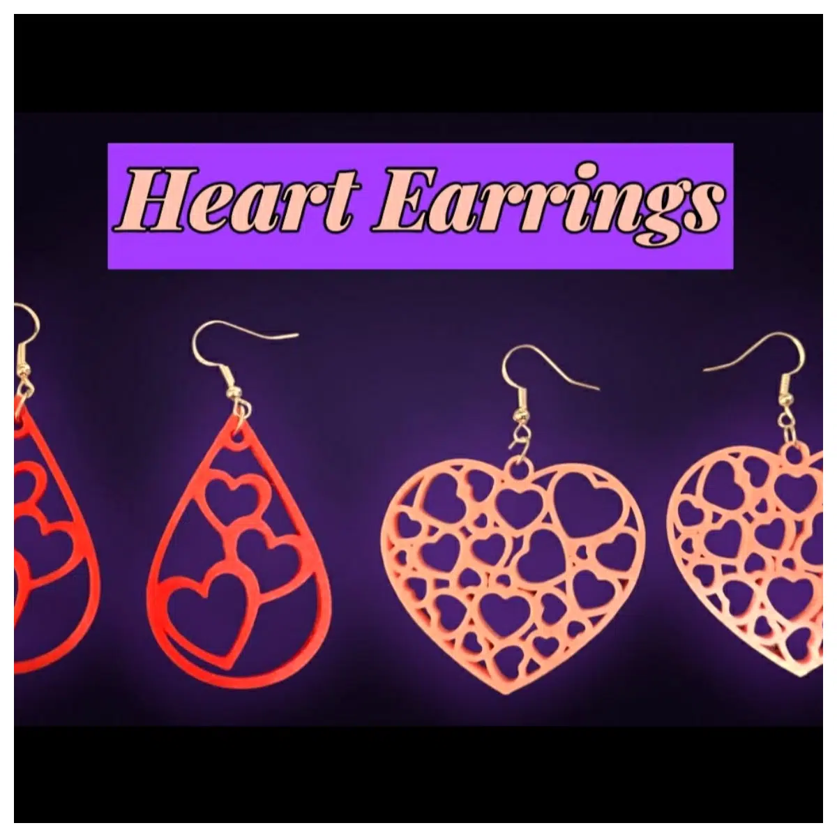 cute shaped earrings for women gold silver stud dangle romantic gift valentines day jewelry