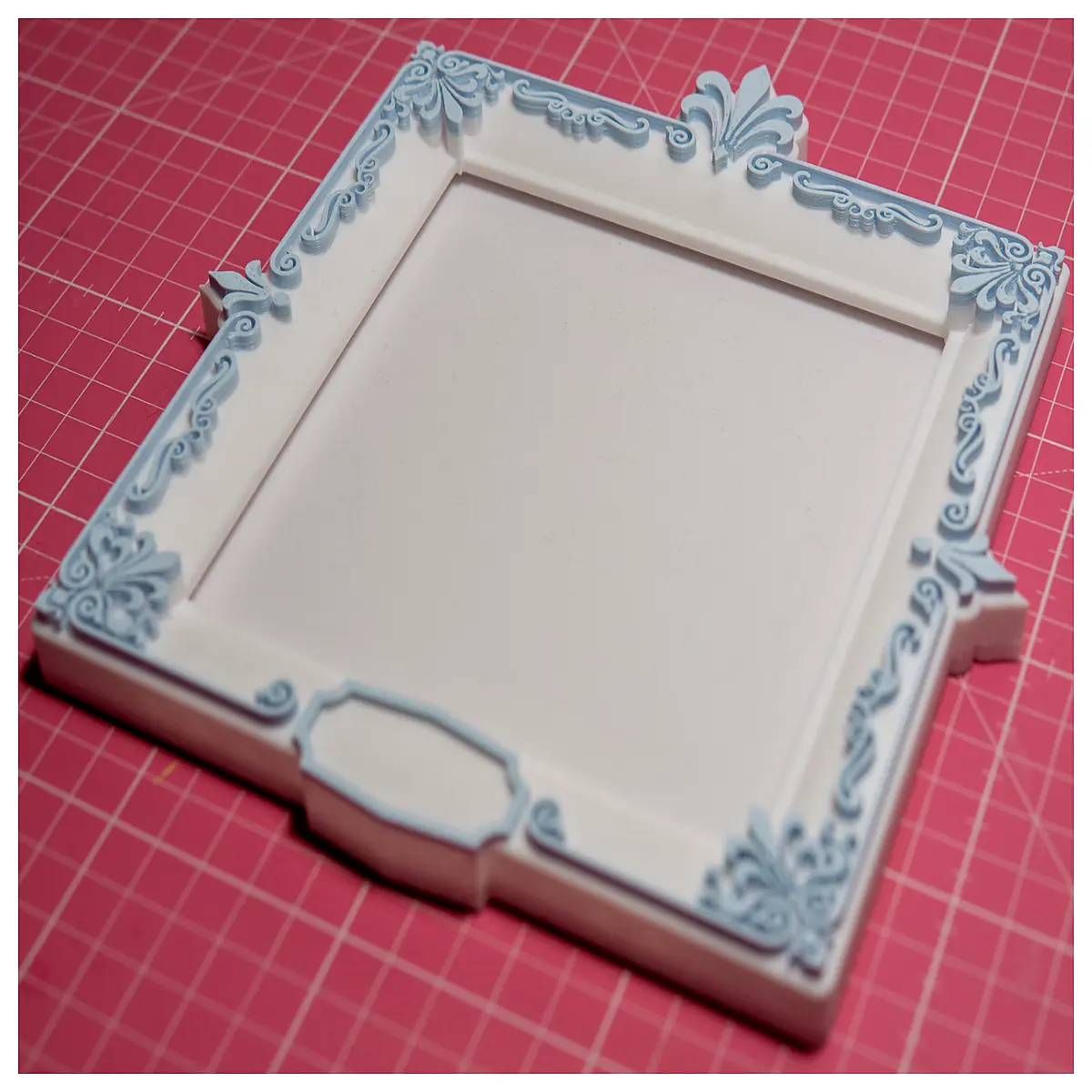 Baroque Square Picture Frame 13x13cm Decorative Border Wall Decor Art Frame Modern Simple