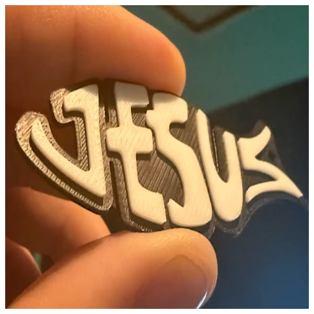 Pescado Jes s Keychain Religious Faith Ornament Car Decoration Gift Lucky Charm Creative Pendant