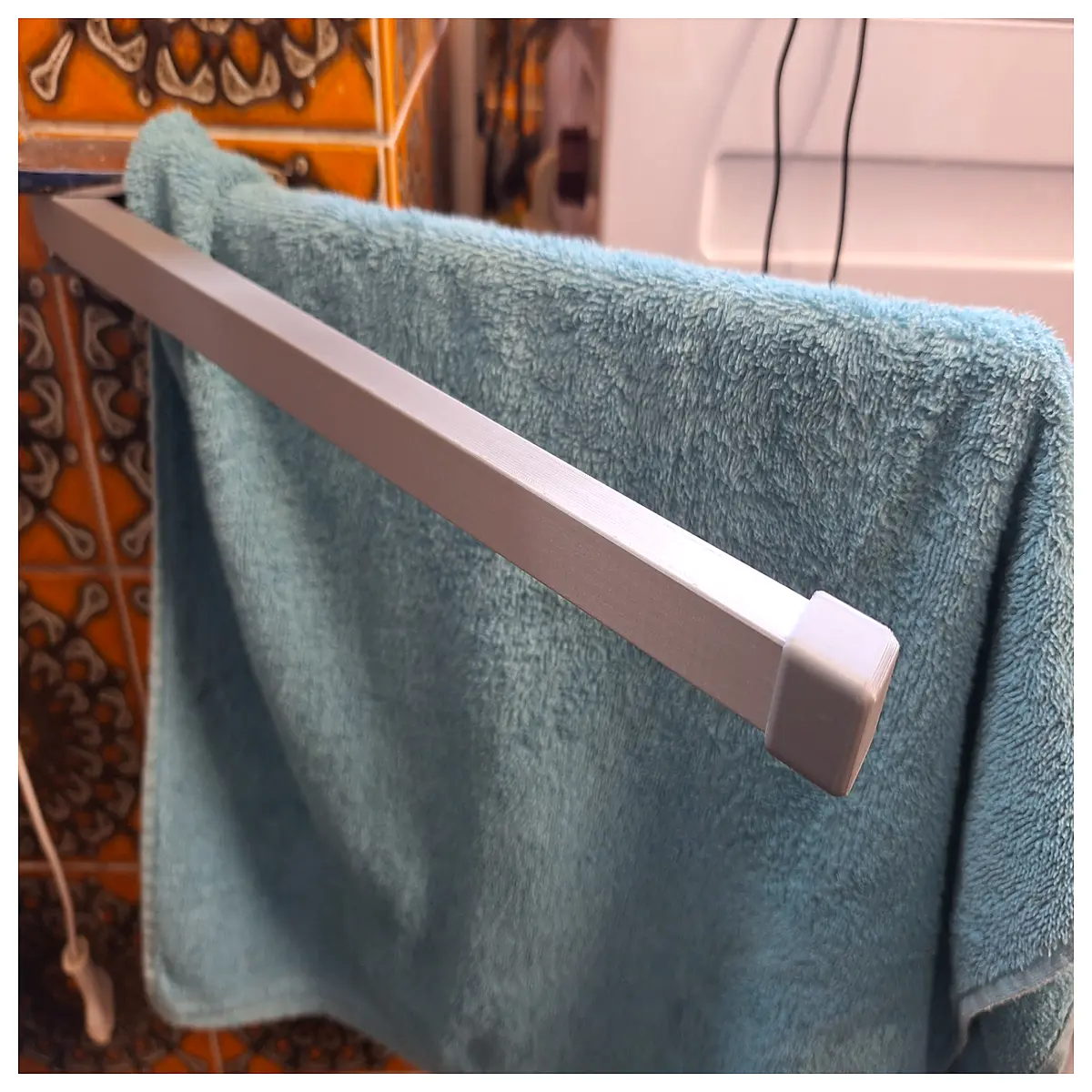 Towel Rack Bathroom Shelf Wall Mounted Towel Holder Kitchen Storage Rack Multi Functional Towel Organizer