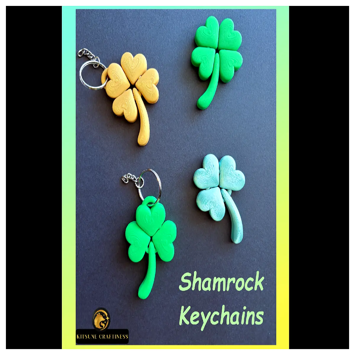 Three Leaf Keychain Simple Cute Decoration Girlfriend Car Accessory Home Decor Creative Small Gift