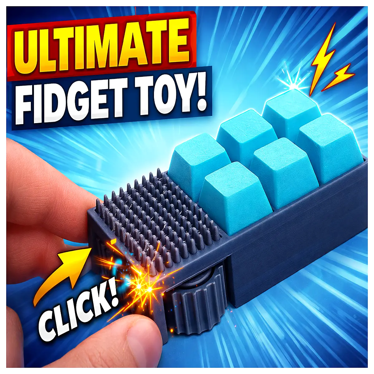 Click Release Toy Rotating Press Wheel Stress Relief Toy Fidget Puzzle Anxiety Relief Fun Gadget