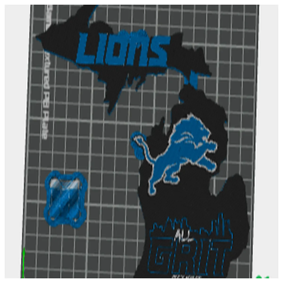 Detroit Lions Wall Art Decor Michigan State Collectible Team Mural Gift Wall Hanging Decoration Lions Pride