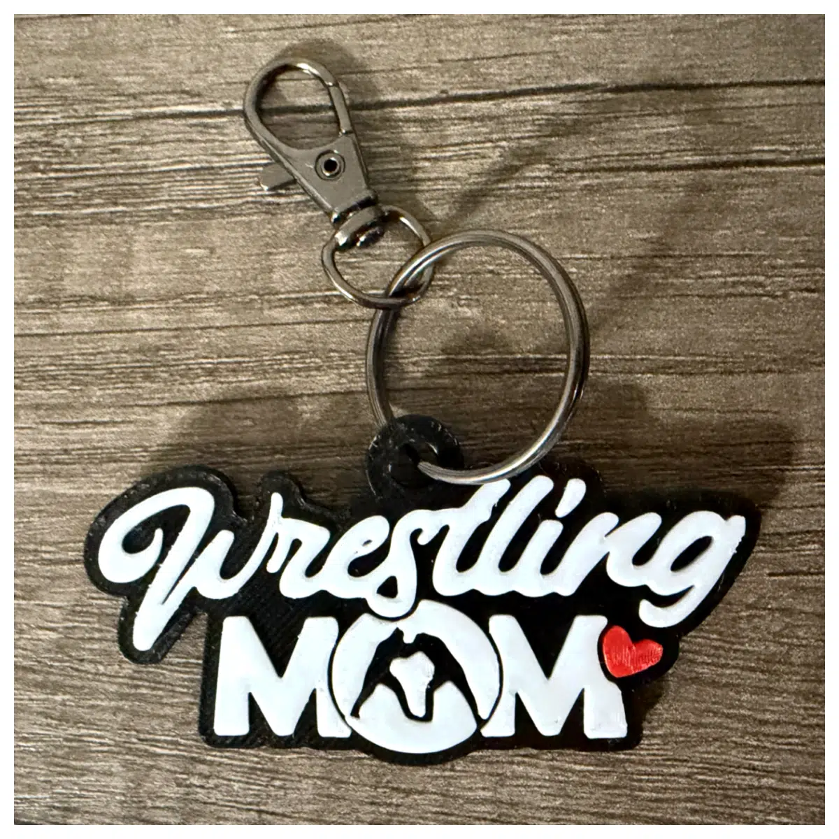 Wrestling Mom Keychain Mother s Day Gift Wrestling Mom Gift Wrestling Gift Keychain Accessories Sports Keepsake