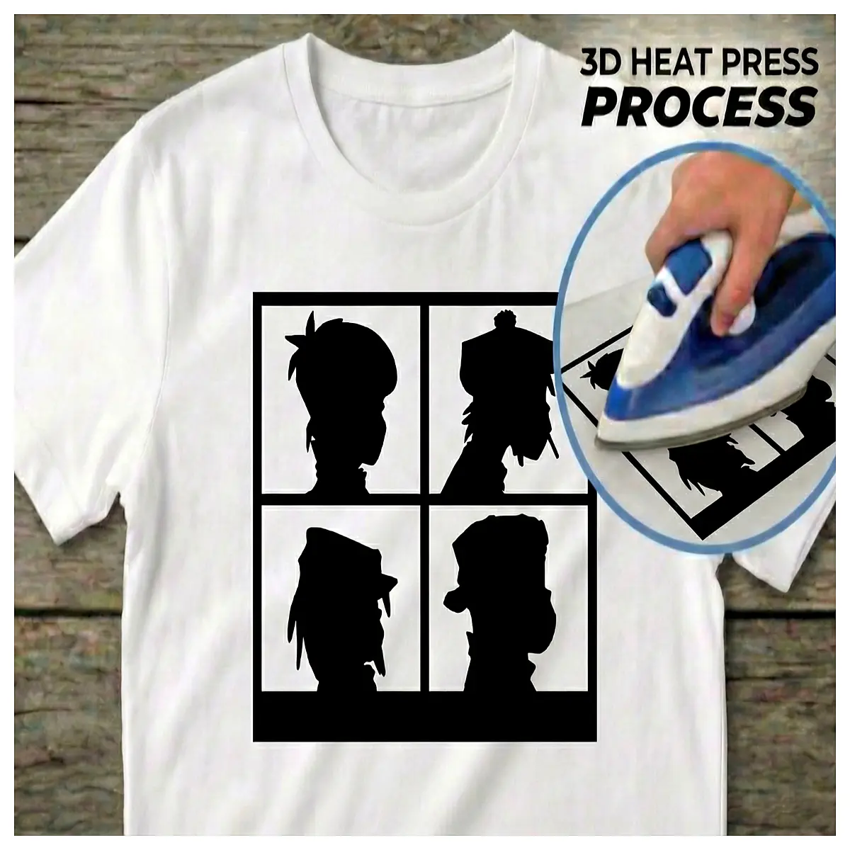 Gorillaz T Shirt Band Graphic Tee Streetwear Music T Shirt Hip Hop Shirt Men s Women s Fashion