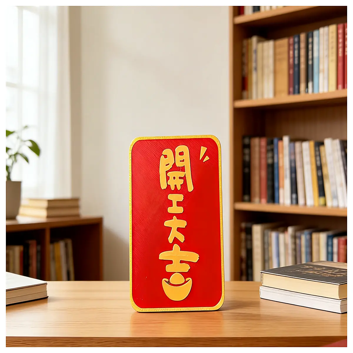 Grand Opening Blessing Decor Office Desk Ornament Celebration Decoration Lucky Charm Opening Gift Office Accessories