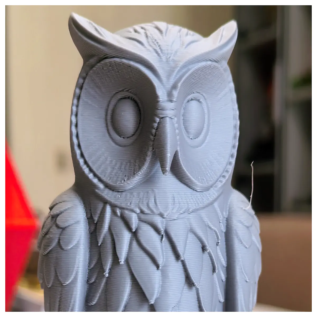 Lin Ye Owl Statue Bird Art Sculpture Outdoor Garden Decor Yard Ornament Landscape Viewing Decorative Figurine