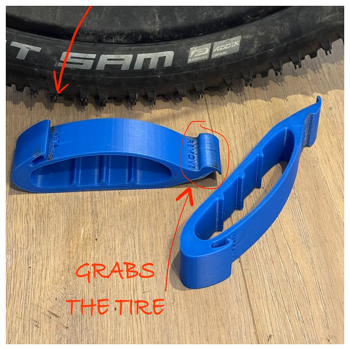 Ergonomic Tire Lever Set Joint Protection Bike Repair Tool Quick Tire Change Cycling Accessory Tool Parts