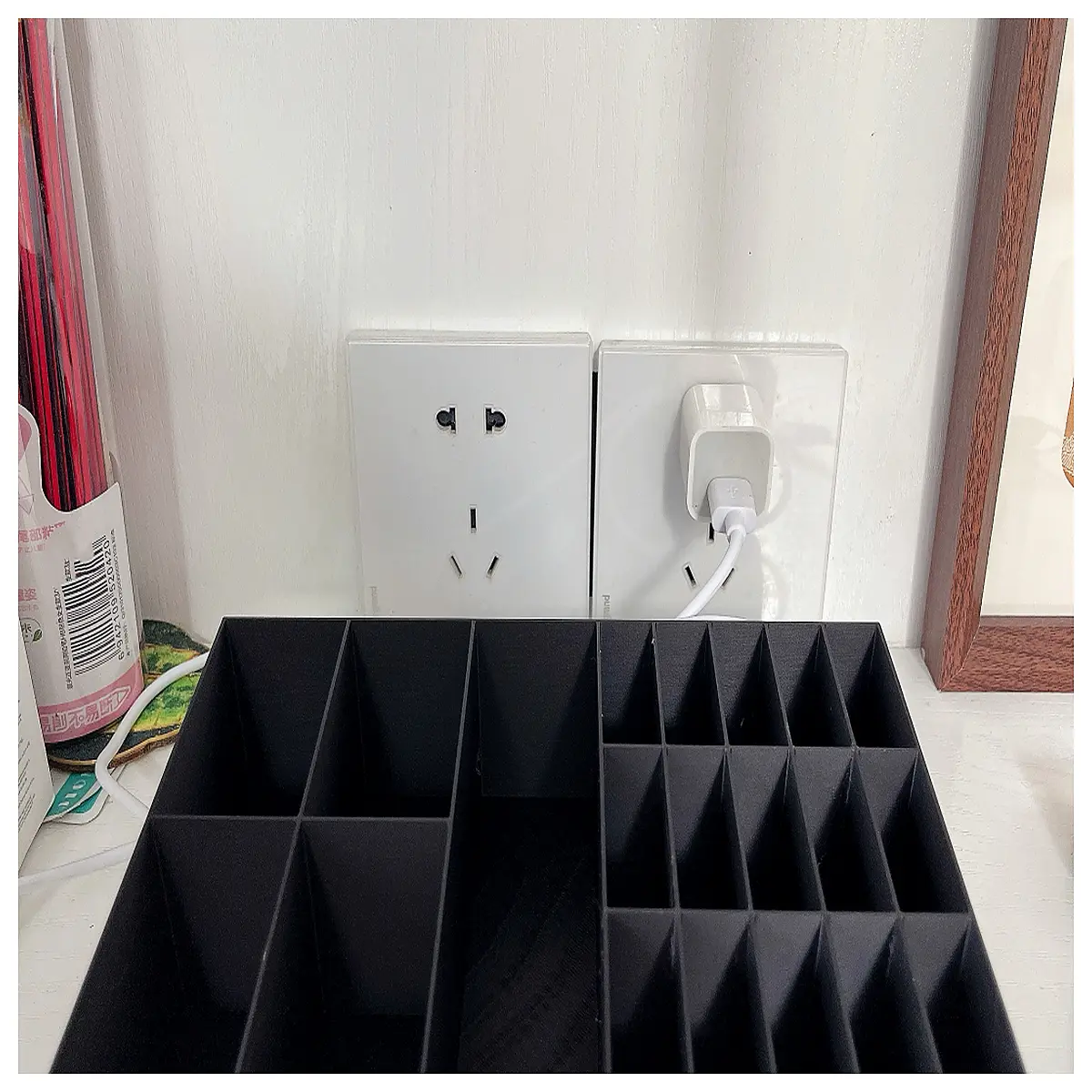Charging Cable Organizer Box Splitter Cord Storage Box Multi Port Charger Accessories Cable Management Phone Parts