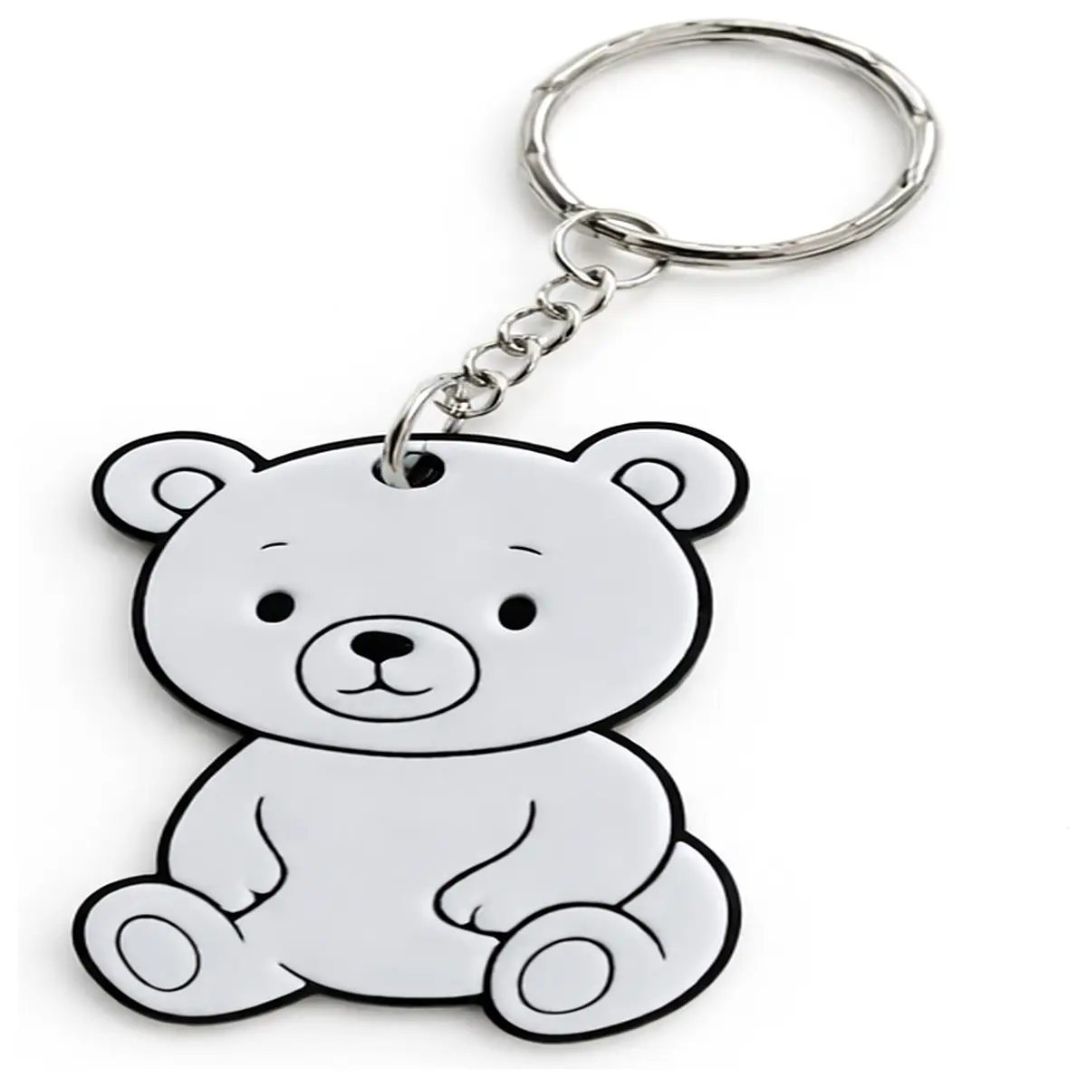 Cute Little Bear Keychain Charm Keyring Decoration Adorable Animal Friends Birthday Present
