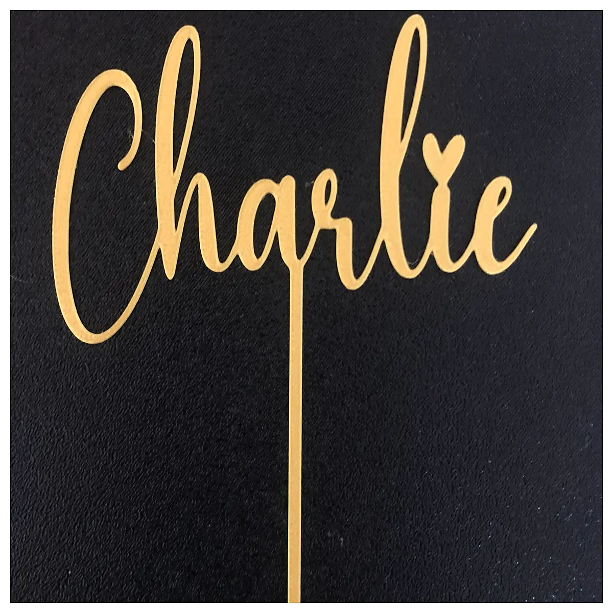 charlie cake topper diy edible name plaque birthday party decorations sugar craft fondant figures