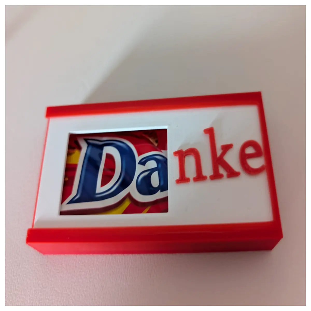 Slide Box 28g Chocolate Bar Packaging Seal Protection Danke Classic Chocolate Snack