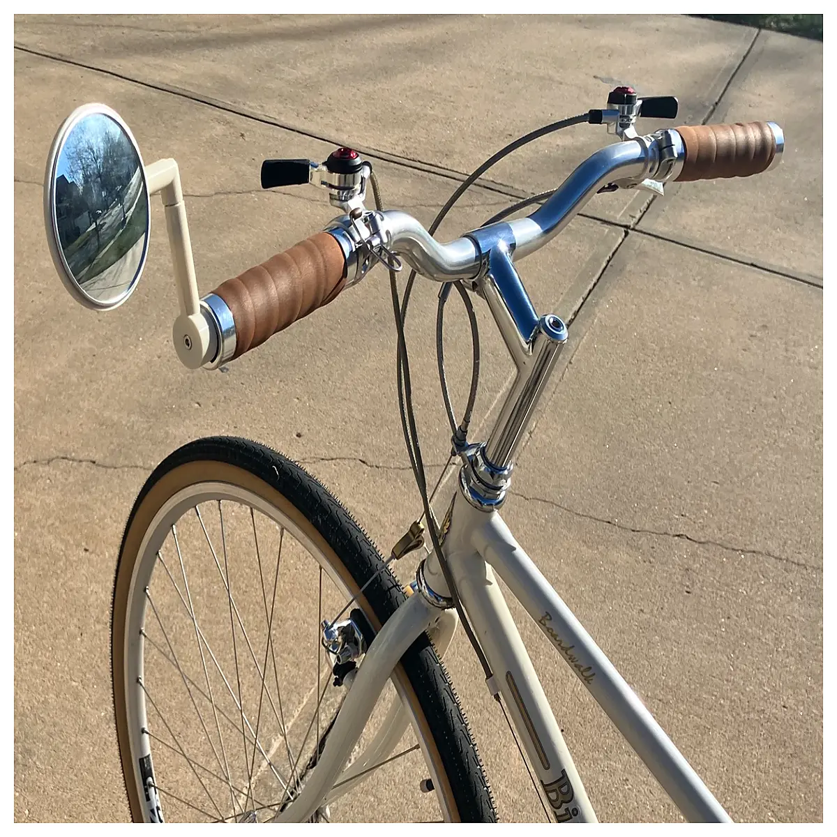 Bike Mirror for Small Diameter Handlebars Cycling Accessory Wide View Riding Gear Bicycle Parts