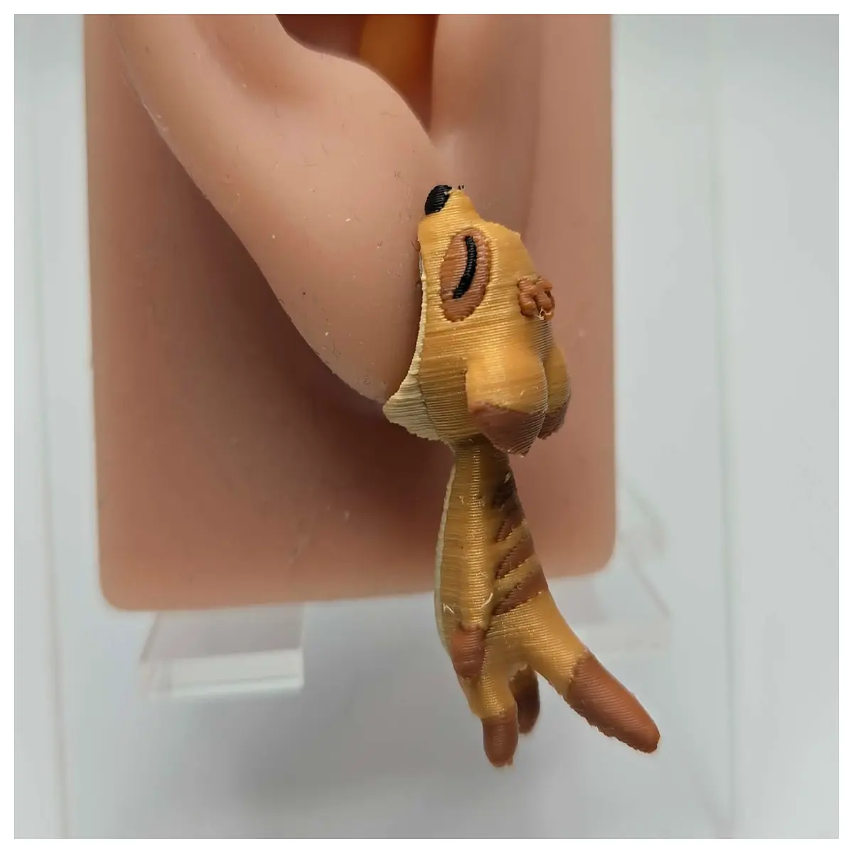 cute monkey animal stud earrings for women girls playful jungle theme jewelry gift
