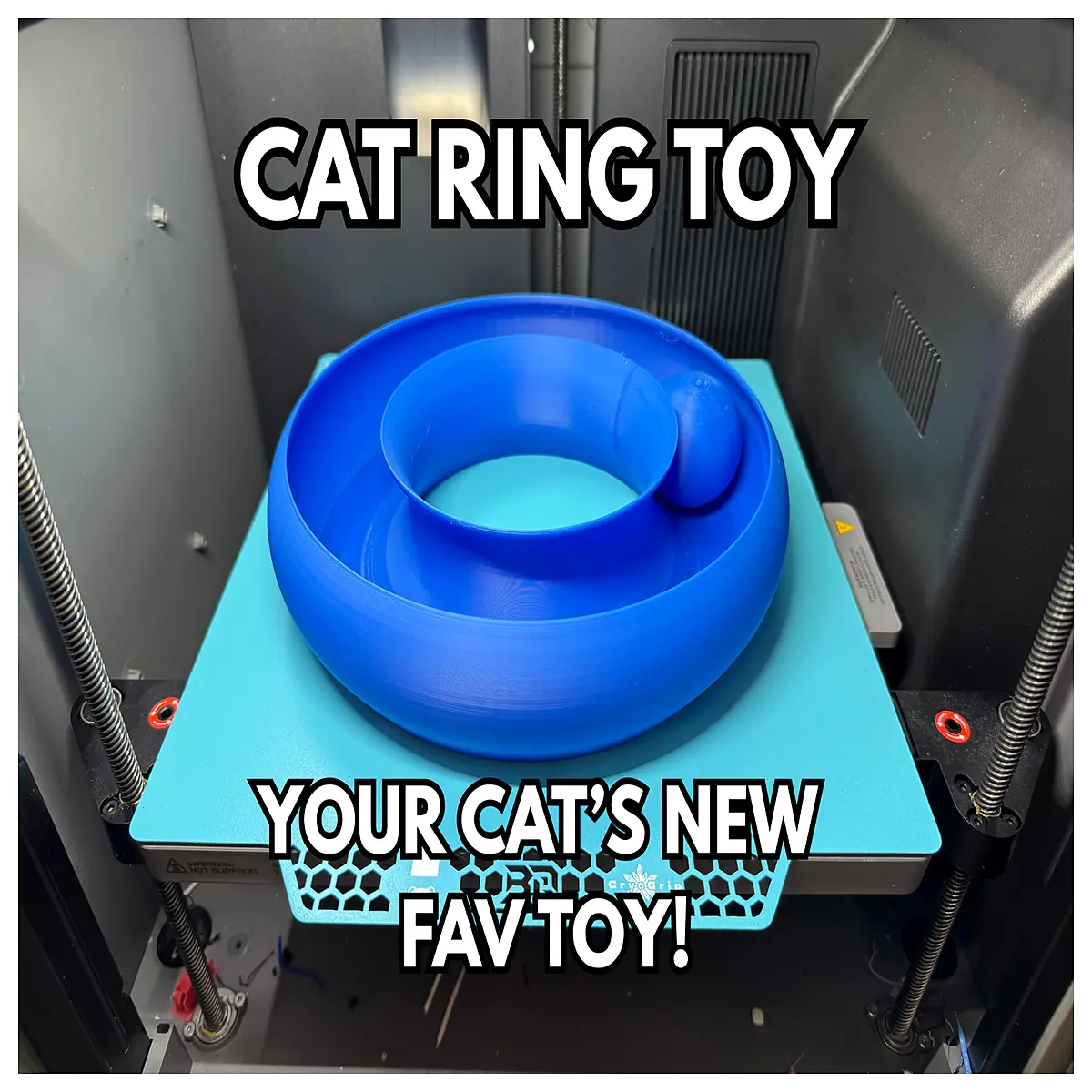 interactive cat ring toy motorized spinning fetch for kittens indoor play
