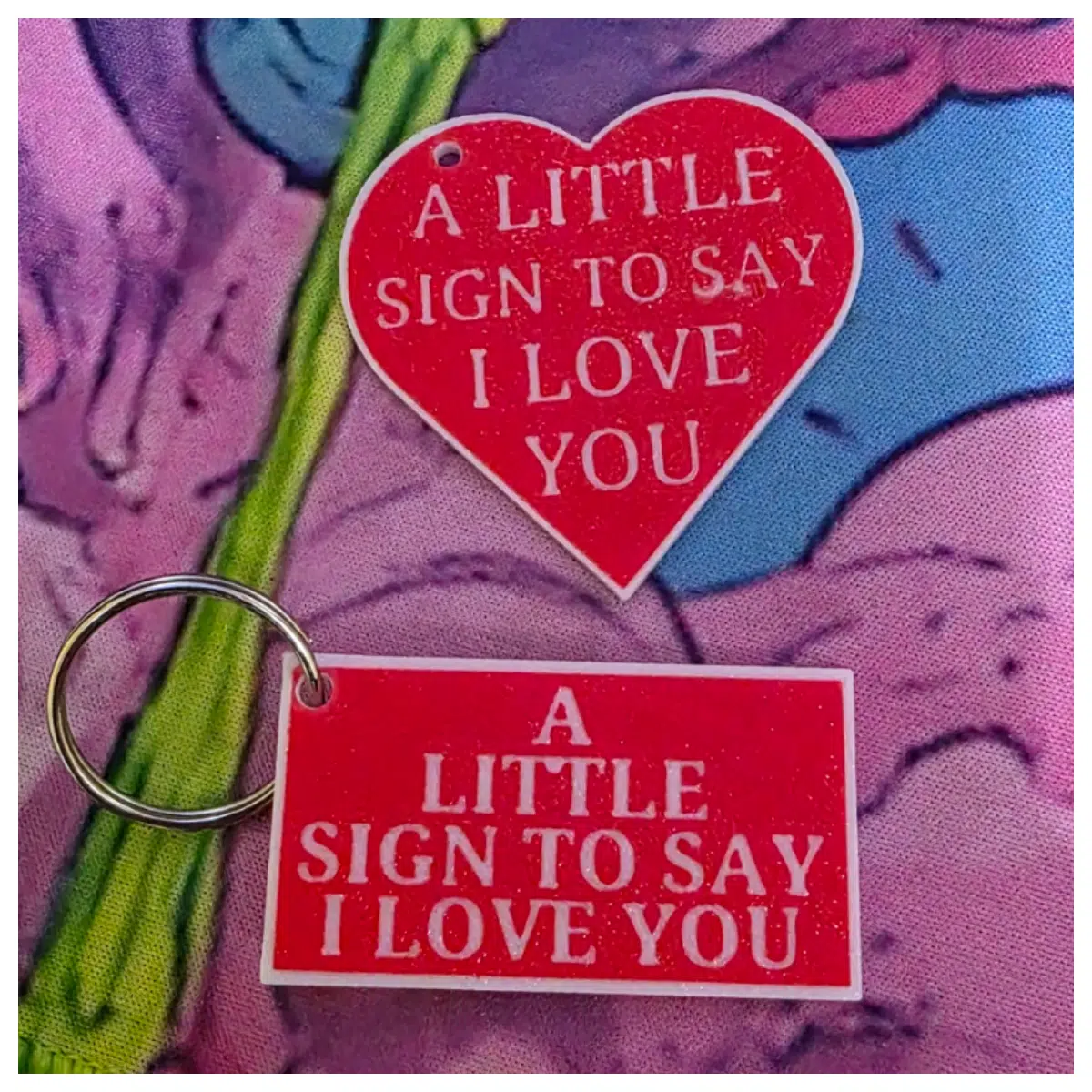 Keychain Memorial Gift Girlfriend Boyfriend Couple Accessories Key Chain Decoration Cute Small Charm