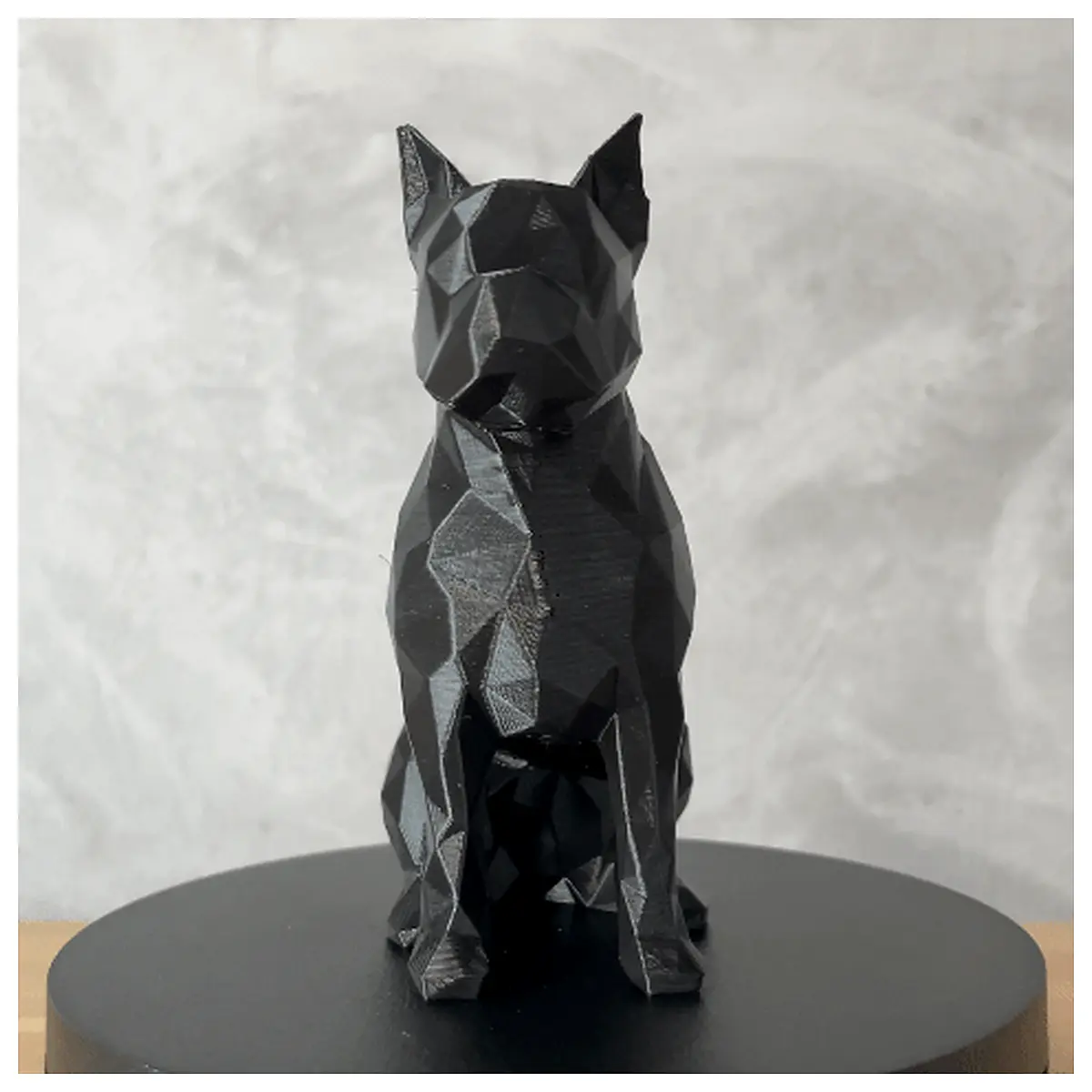 terrier low poly dog geometric mesh cute cartoon bulldog character design low poly animal for games and vr