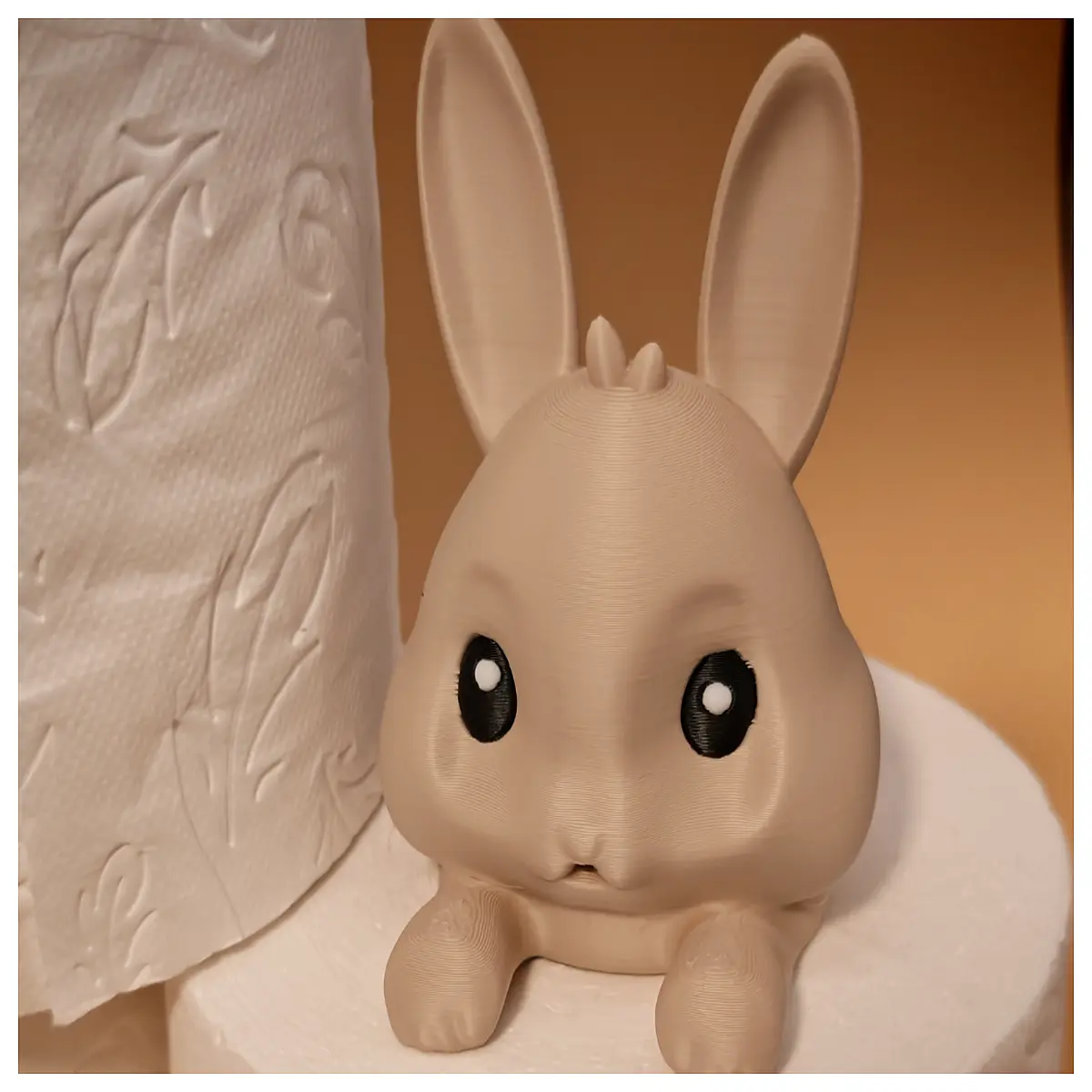 cute rabbit head peeking out plush toy decoration for kids room nursery wall hanging gift