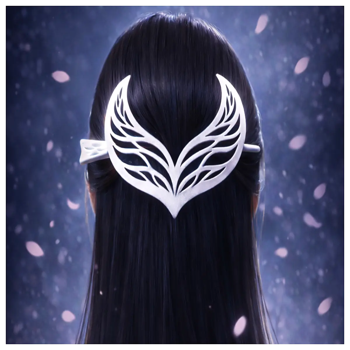 Wings Hair Clip Women s Accessory Romantic Hair Decoration Fairy Headpiece Elegant Ornament Girl Gift Realistic Hair Comb