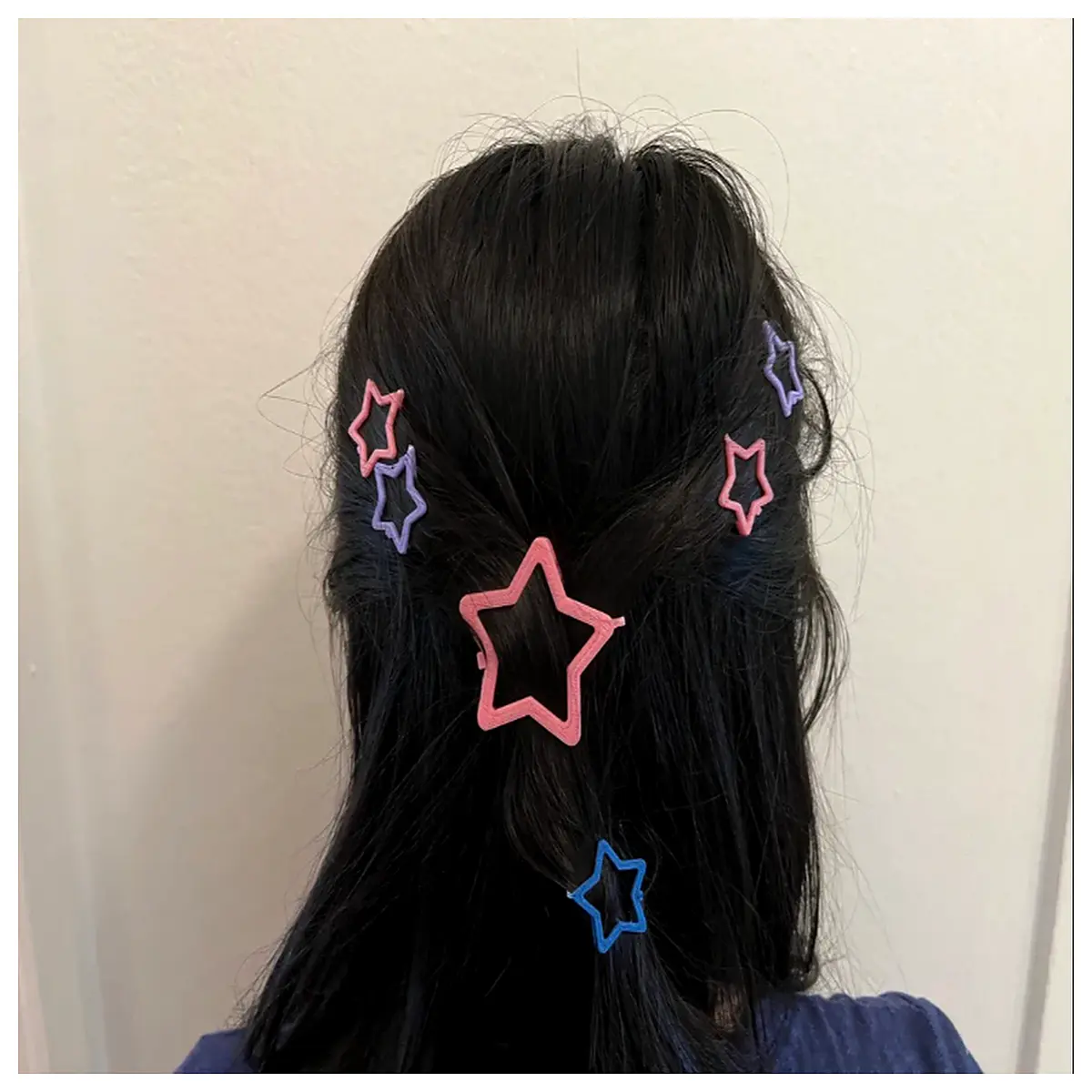 Star Hair Clips for Girls Star Clips Sparkle Hair Accessories Girls Hair Pins Festive Decoration Party Hairpiece Faux Stars