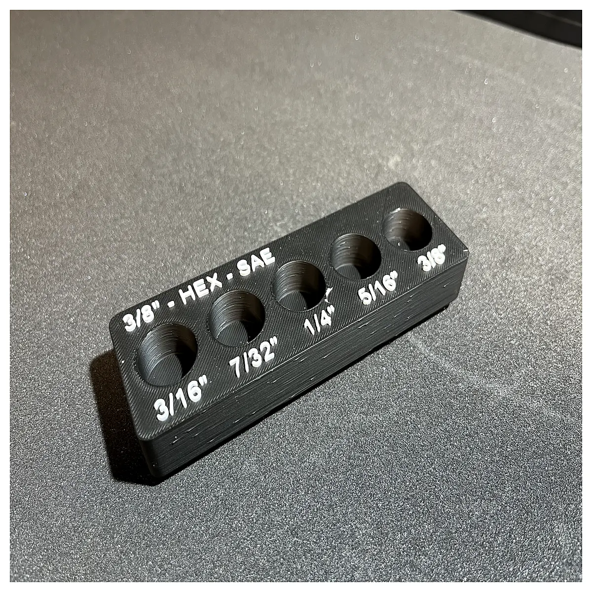 38mm Drive Hex Socket Tray Gridfinity System Mechanical Parts Installation Automation Accessories Fastening