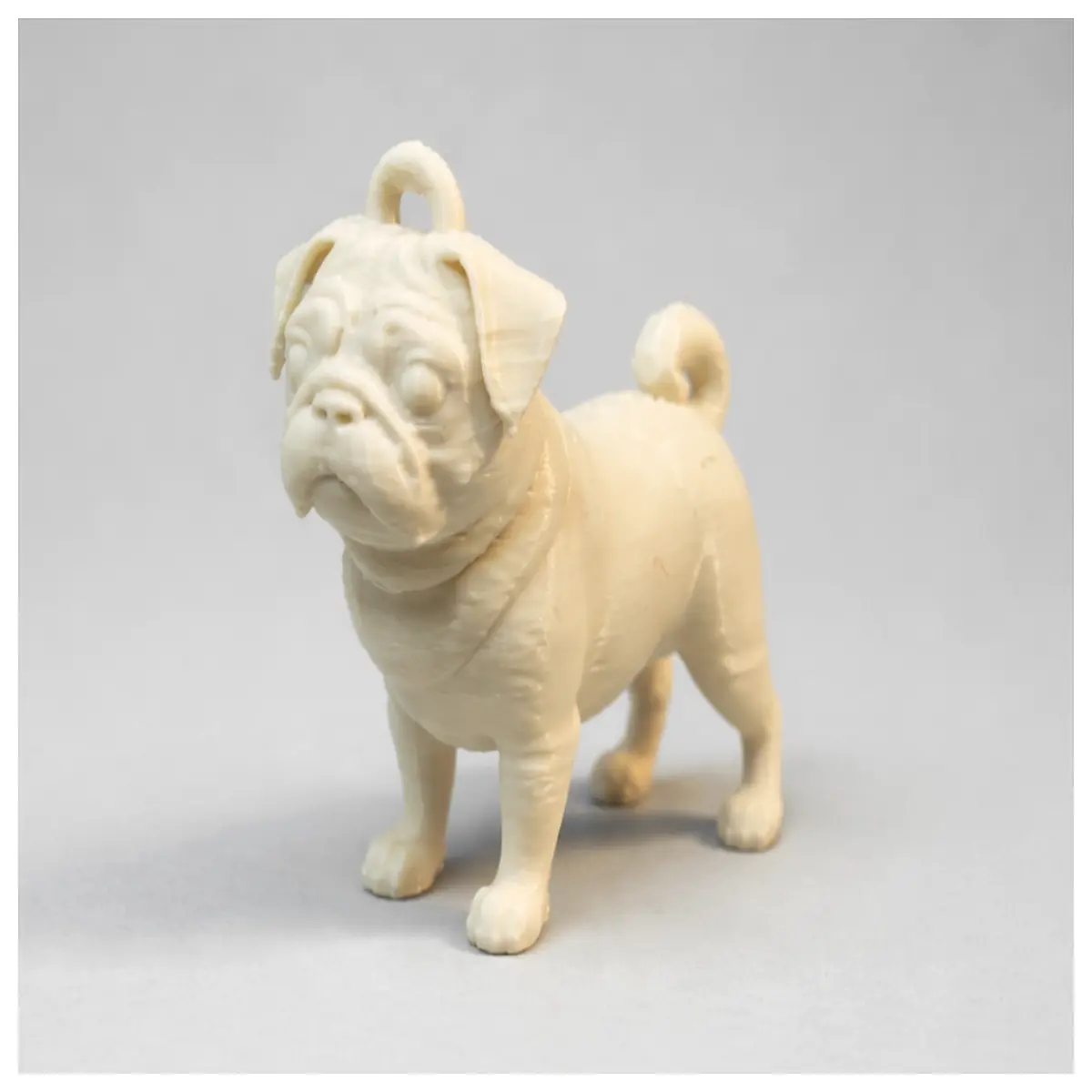 Bagu Dog Keychain Cute Dog Memorial Pet Gift Decorative Figurine Dog Toy Accessory