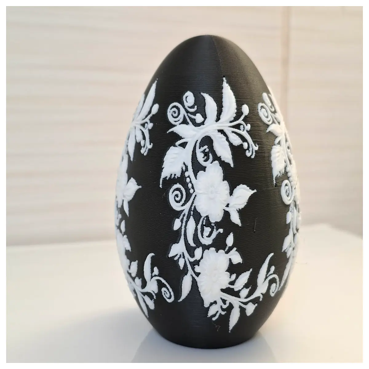 Easter Relief Carved Eggs Decoration 85mm Easter Crafts Religious Art Festive Ornament