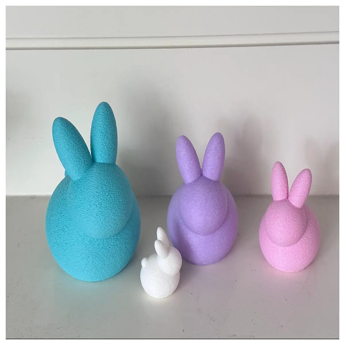 Fluffy Bunny Easter Decoration Festive Decor Rabbit Toy Modern Easter Accessories Spring Decorations