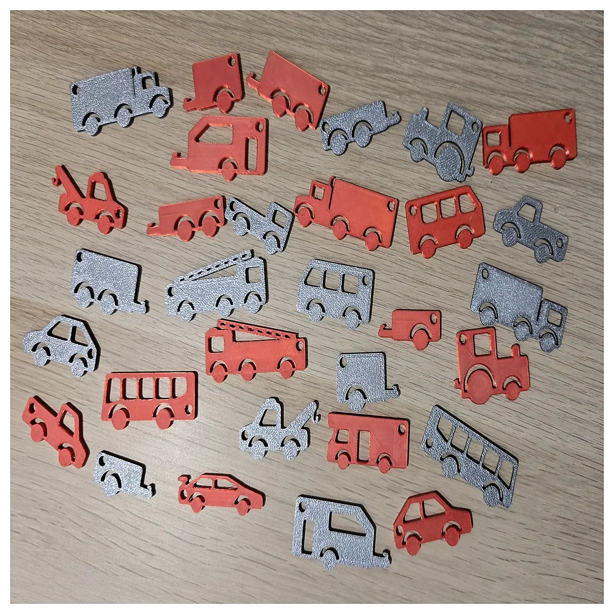 Vehicle Keychains Collection 17 Models Car Collectibles Transport Models Model Toys Car Enthusiast Gift