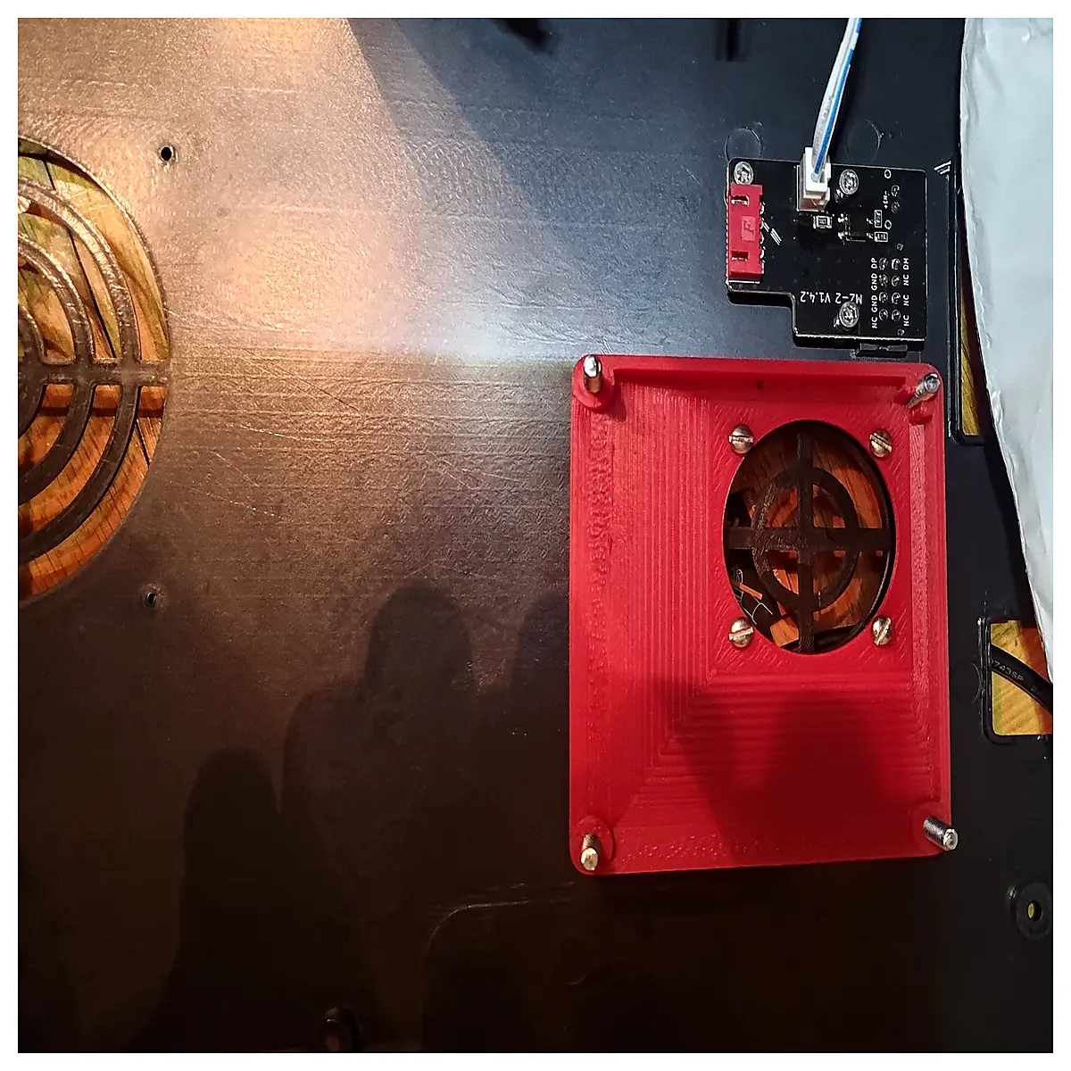 QIDI Q2 Mainboard Adapter 80mm to 40mm Cooling Accessory 3D Printer Printer Parts Fast Cooling