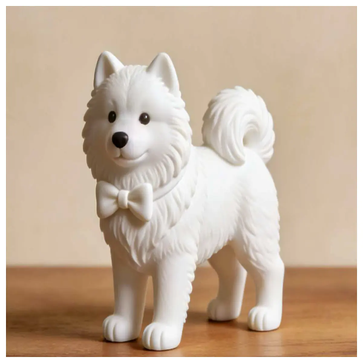 Samoyed Bow Decoration Dog Ornament Pet Accessory Samoyed Parts Dog Toy Pet Gift Samoyed Decoration