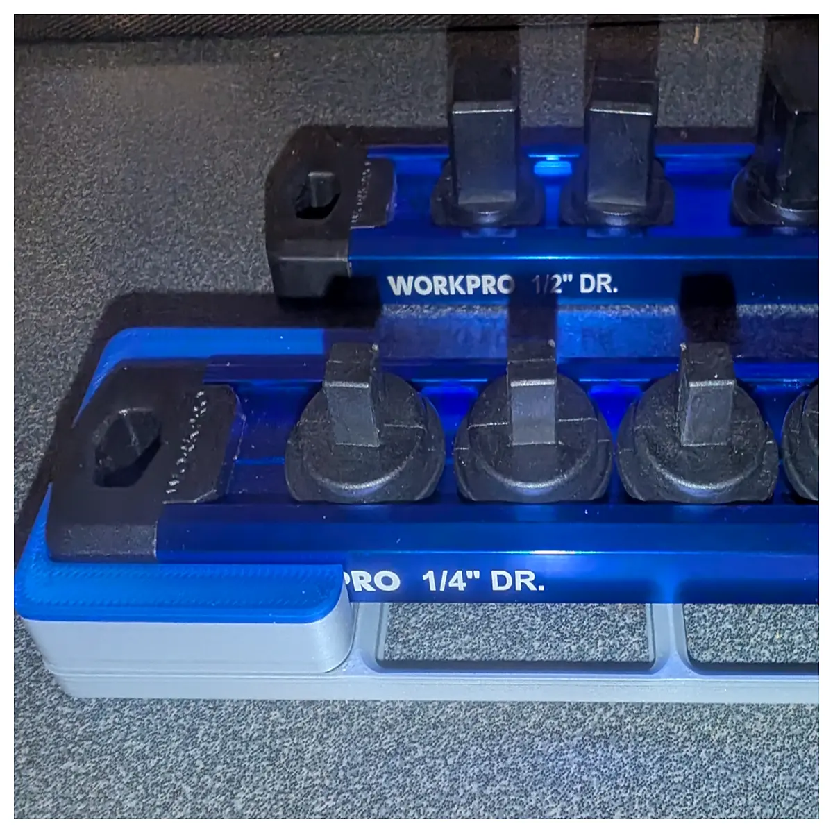 Gridfinity WorkPRO Socket Rail Guide System Tooling Assembly Parts Automation Organizer Track Accessories