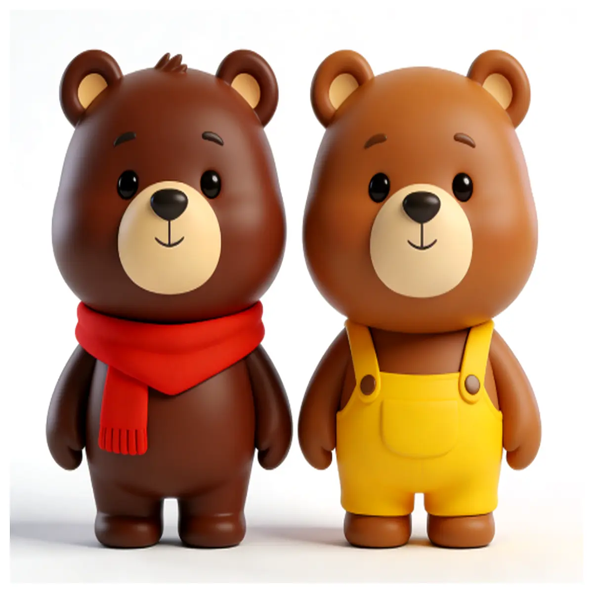 Doudou Bear Plush Toy Child Educational Toy Baby Stuffed Animal Safe Comfortable Parent Child Play Cognitive Learning